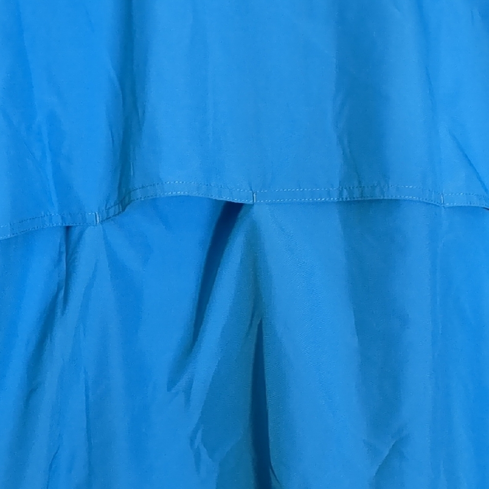 Eddie Bauer‎ Short Sleeve Vented Safari Hunting Fishing Shirt Blue Danube - Picture 4 of 7